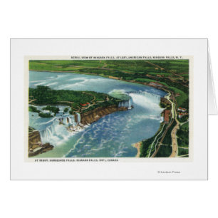 Aerial View of Entire Niagara Falls 2
