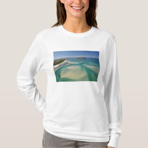 Aerial view of estuary, Sawyer Bay, Stanley and T-Shirt