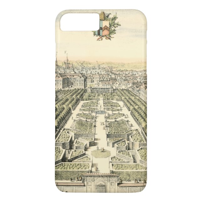 Aerial View of Formal Garden by Eric Dahlbergh Case-Mate iPhone Case (Back)