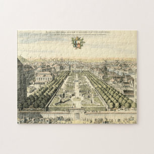 Aerial View of Formal Garden by Eric Dahlbergh Jigsaw Puzzle