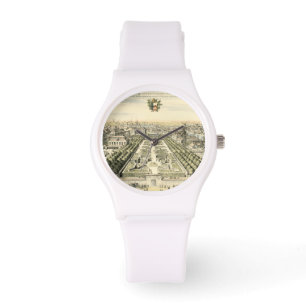 Aerial View of Formal Garden by Eric Dahlbergh Watch