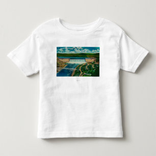 Aerial View of Grand Coulee Dam Toddler T-Shirt