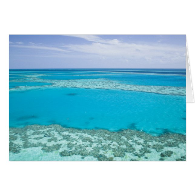 Aerial view of Great Barrier Reef by (Front Horizontal)