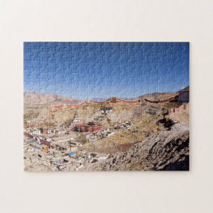 Aerial view of Gyantse & Palcho Monastery - Tibet Jigsaw Puzzle