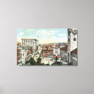Aerial View of Harrington Corner Canvas Print