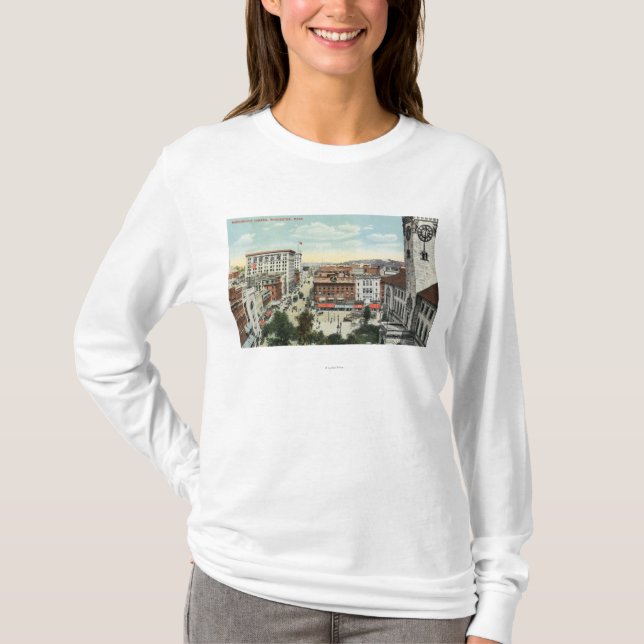 Aerial View of Harrington Corner T-Shirt (Front)