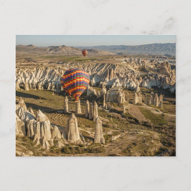 Aerial View Of Hot Air Balloons, Cappadocia 2 Postcard (Front)