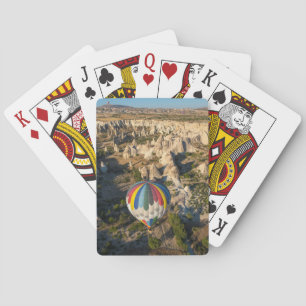 Aerial View Of Hot Air Balloons, Cappadocia Playing Cards