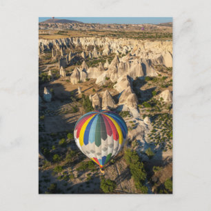 Aerial View Of Hot Air Balloons, Cappadocia Postcard
