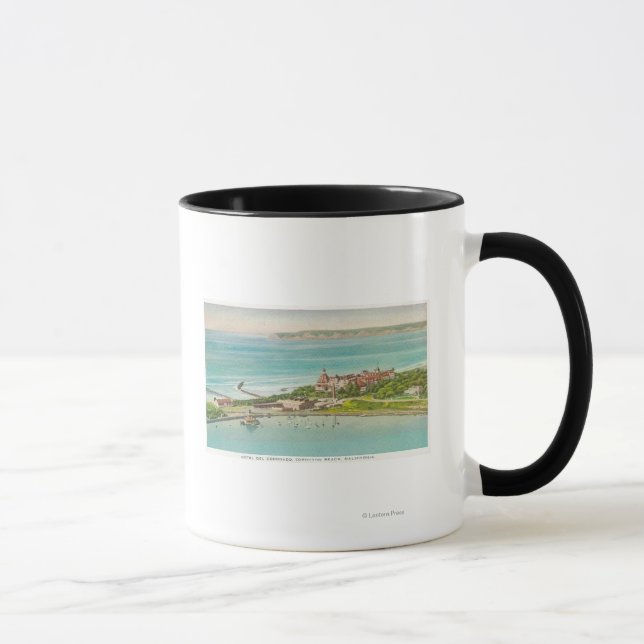 Aerial View of Hotel del Coronado Mug (Right)