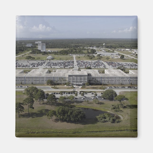 Aerial view of Kennedy Space Centre Magnet (Front)