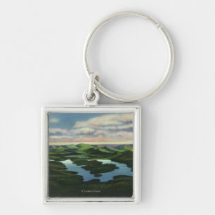 Aerial View of Lake Placid Key Ring