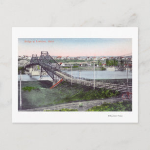 Aerial View of Lewiston BridgeLewiston, ID Postcard