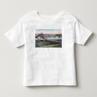 Aerial View of Lewiston BridgeLewiston, ID Toddler T-Shirt