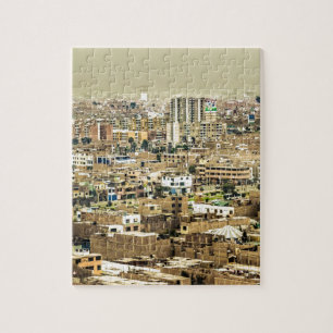 Aerial View of Lima Outskirts, Peru Jigsaw Puzzle
