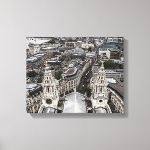 Aerial view of London Canvas Print