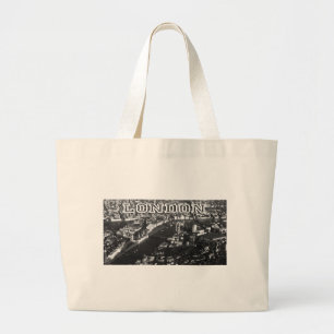 Aerial view of London Large Tote Bag