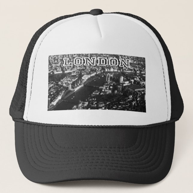 Aerial view of London Trucker Hat (Front)