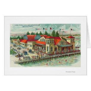 Aerial View of Luna Park Caf� and Natatorium