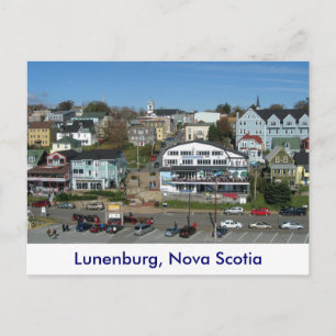 Aerial view of Lunenburg, Nova Scotia Postcard