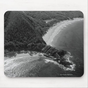 Aerial view of Makena Beach, Maui, Hawaii Mouse Mat