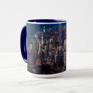 Aerial View of Manhattan Mug