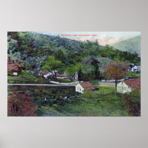 Aerial View of McCray'sCloverdale, CA Poster