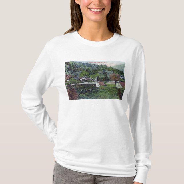 Aerial View of McCray'sCloverdale, CA T-Shirt (Front)