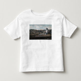 Aerial View of Mining Shaft & Town Toddler T-Shirt