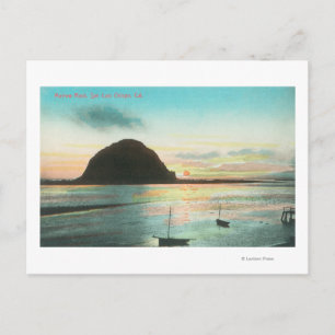 Aerial View of Morrow Rock and the Bay Postcard