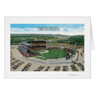 Aerial View of New Milwaukee County Stadium