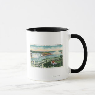 Aerial View of Oakes Garden Theatre and Falls Mug