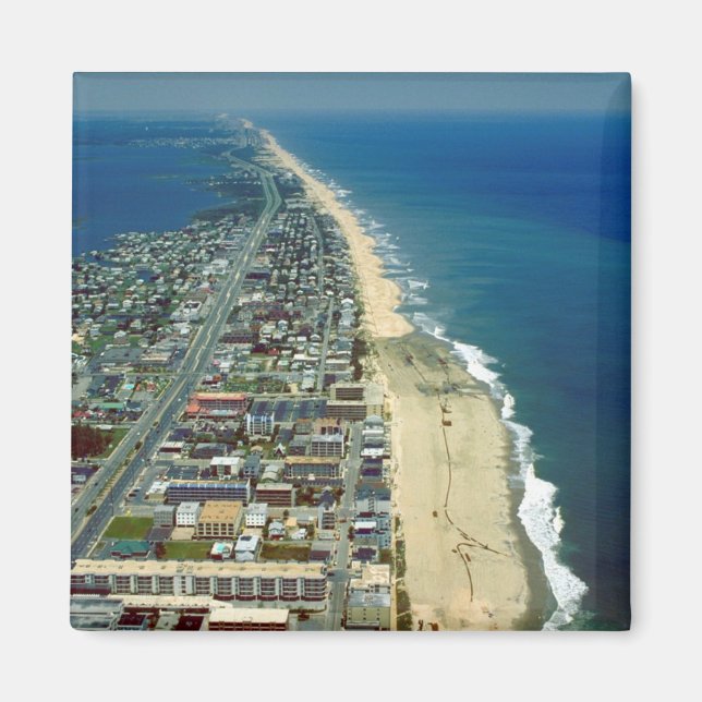 Aerial View of Ocean City Maryland Magnet (Front)