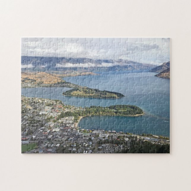 Aerial view of Queenstown, New Zealand Jigsaw Puzzle (Horizontal)