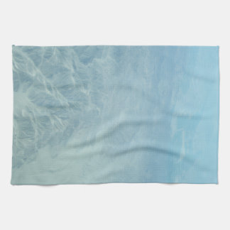 Aerial View of Rugged Mountain Desert Landscape an Tea Towel