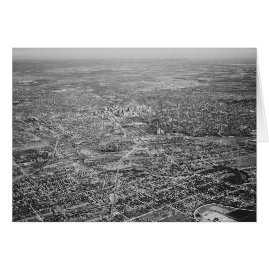 Aerial View of San Antonio, 1939 Card
