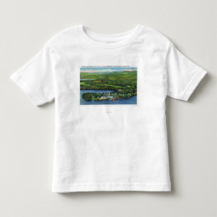 Aerial View of Saranac Inn Toddler T-Shirt