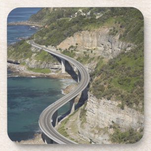 Aerial view of Sea Cliff Bridge near Wollongong, Coaster