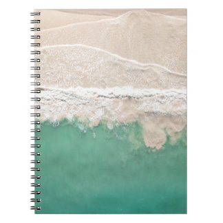 AERIAL VIEW OF SEASHORE NOTEBOOK
