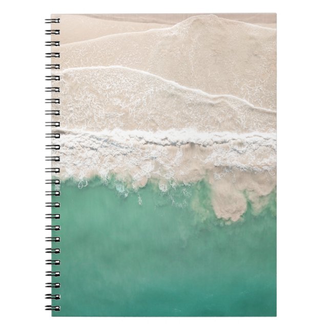 AERIAL VIEW OF SEASHORE NOTEBOOK (Front)