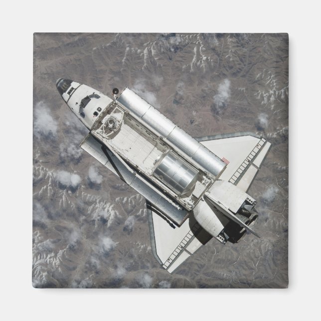 Aerial view of Space Shuttle Discovery Magnet (Front)
