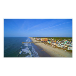 Aerial view of Surfside Beach, SC Photo Print