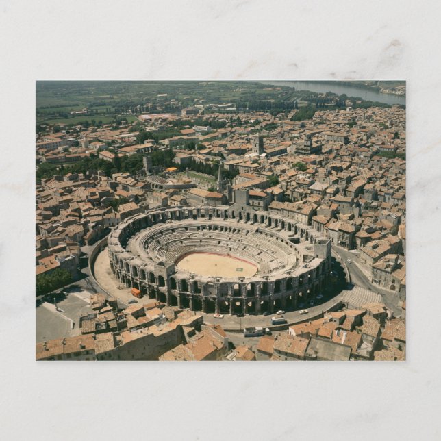 Aerial view of the amphitheatre postcard (Front)
