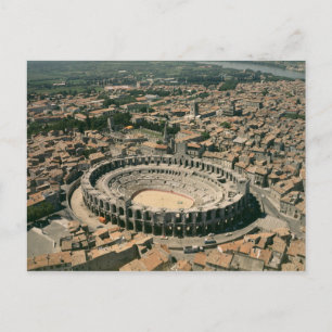 Aerial view of the amphitheatre postcard