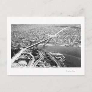 Aerial View of the Aurora Bridge Postcard