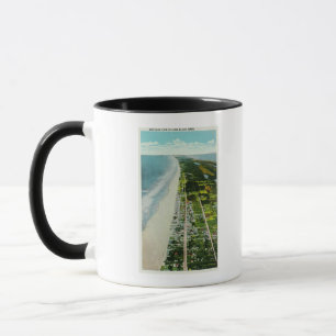 Aerial View of the Beachfront Mug