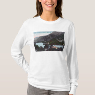 Aerial View of the Blue LakesMidlake, CA T-Shirt