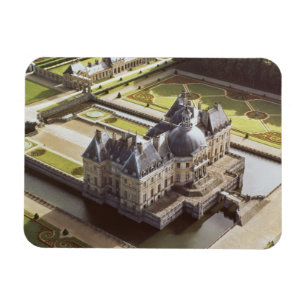 Aerial view of the Chateau, designed for Nicholas Magnet