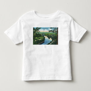 Aerial View of the Chemung River Valley Toddler T-Shirt