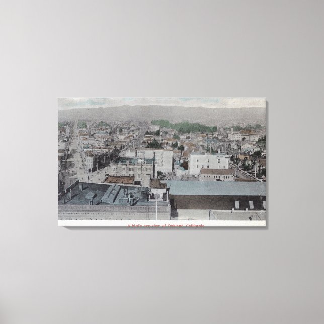 Aerial View of the City # 2Oakland, CA Canvas Print (Front)